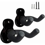 2 pack - supports de guitare muraux en métal noir avec eponge de protection, compatible avec tous les ... 2 pack - supports de guitare muraux en métal noir avec eponge de protection, compatible avec tous les ...