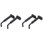 2 paire de 4 / 4, 3 / 4 taille violon mentonnire vis serrage couleur noire dtachable