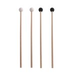 2 paires de baguettes en caoutchouc percussion instrument pi�ces xylophone / marimba maillets marteau ...