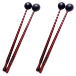 2 paire de maillets tambour langue baguettes en caoutchouc souple pour tambours a bûches et percussion ... 2 paire de maillets tambour langue baguettes en caoutchouc souple pour tambours a bûches et percussion ...