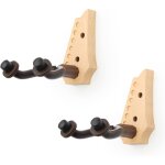 2 paquets de cintres de guitare en bois cintres de guitare muraux pour basse, violon, ukulélé, guitares ... 2 paquets de cintres de guitare en bois cintres de guitare muraux pour basse, violon, ukulélé, guitares ...