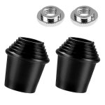 2 paquets de pieds deperon de grosse caisse, pieds de grosse caisse pied en caoutchouc filet avec ...