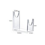 2 pcs acrylique stand pour stand clair, porte - epe, robuste corne stand nol home office decor