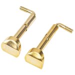 2 pcs alliage violon mentonnière vis violon mentonnière accessoires pour 4 / 4 3 / 4 violon 2 pcs alliage violon mentonnière vis violon mentonnière accessoires pour 4 / 4 3 / 4 violon