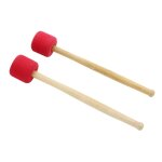 2 pcs baguettes de grosse caisse mousse basse caisse marteaux basse baguettes premium caisse claire baguettes ...