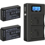 2 pcs en - el20 en - el20a batterie et chargeur lcd, intelligent double chargeur et cble usb pour nikon ...