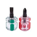 2 pcs flat phillips screwdriver mini screw driver short small split repair tools kit set green + red 2 pcs flat phillips screwdriver mini screw driver short small split repair tools kit set green + red