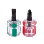2 pcs flat screwdriver mini screw driver short small split repair tools kit set green + red 2 pcs flat screwdriver mini screw driver short small split repair tools kit set green + red