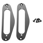 2 pcs guitare micro montage bague simple bobinage mtal plat humbucker pickup ring pour tl style electri ...