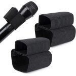2 pcs de manchons elastiques de microphone � main, elastic sleeve pour dji mic sans fil, enregistrement ...