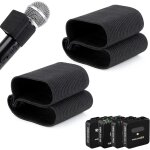 2 pcs de manchons elastiques de microphone  main, elastic sleeve pour rode wireless go ii / wireless ...