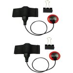2 pcs micro piezo microphone de contact, multifonction universel micros micros, pickup guitare (guitare, ...