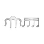 Music book clip et support de page, clip de livre d'argent pour la lecture, supports de partitions de ...