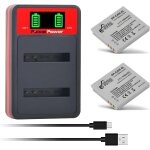 2 pcs nb - 4l batterie et double chargeur de batterie affichage led pour canon ixus 50 55 60 65 75 80 ...