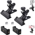 2 pcs pince porte réflecteur 360 support pour flash avec support de smartphone fileté 1 / 4 vers vis ... 2 pcs pince porte réflecteur 360 support pour flash avec support de smartphone fileté 1 / 4 vers vis ...