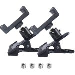 2 pcs pince porte réflecteur, pince a ressort, 1 / 4 vis rotule supports d'appareils photo pour flash, ... 2 pcs pince porte réflecteur, pince a ressort, 1 / 4 vis rotule supports d'appareils photo pour flash, ...