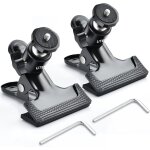 2 pcs pince porte réflecteur avec tête rotule à vis 1 / 4 , pince à ressort clip de montage trépied camera ... 2 pcs pince porte réflecteur avec tête rotule à vis 1 / 4 , pince à ressort clip de montage trépied camera ...