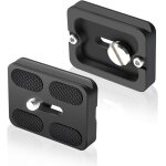 2 pcs plaque attache rapide pu - 50 en alliage d'aluminium 50mm adaptateur plateau rapide de vis 1 / ...