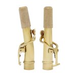 2 pcs saxophone cou en laiton embout mtal saxader courbe cou et col droit pour saxophone soprano instrument ...
