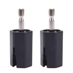2 pcs string winder tuning peg puller remplacer la perceuse electrique pour le kit d'outils de rparation ...