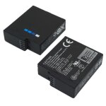 2 pi�ces 1202 mah pour gopro5 batterie gopro hero 5 rechargeable batteries de remplacement pour gopro ...