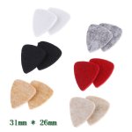 2 pi�ces 31mm * 26mm ukul�l� doux feutre m�diator plectrum personnalis� ukelele accessoires utiles en ...