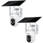 2 pièces 4g camera exterieur avec carte sim sans fil, vision nocturne colorée 3mp, 2k ptz ip caméra avec ... 2 pièces 4g camera exterieur avec carte sim sans fil, vision nocturne colorée 3mp, 2k ptz ip caméra avec ...