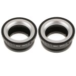 2 pices adaptateur de monture d'objectif pour m42 vers olympus e - p micro quatre tiers m 4 / 3 appareil ...