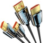 2 pices cble hdmi 8k 2m, hdmi2. 1 ultra haute vitesse 48 gbit / s (8k@60hz 4k@120hz 144hz), cble hdmi ...