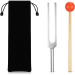 2 pices diapason a432 hz diapason de musique en alliage d'aluminium diapason de vibration d'instruments ...