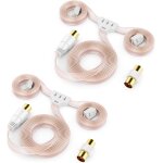 2 pices fm am ukw dipole intrieure antenne connecteur coaxial 75 ohms rcepteur hifi stro systme ...