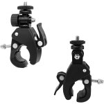 2 pices guidon camera  pince, clamp pour cameras, pince de guidon de camra de vlo, pour appareil ...