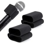 2 pi�ces de manchons elastiques de microphone a main, elastic sleeve pour rode wireless go ii sans fil, ...
