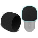2 pieces microphones pop filter pour razer seiren mini, protecteur microphone mousse couvre pare - brise ...