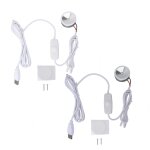 2 pices mini projecteur  intensit variable usb 5 v luminosit continue variateur led mini spot avec ...