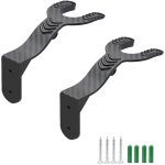 2 pices porte casque moto, noir support mural casque moto, abs support de casque moto, avec crochet ...