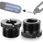 2 pices vis adaptateur 3 / 8 femelle  5 / 8 mle pour pied de micro, filetage de vis adaptateur de ...