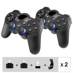 2 avec un titulaire - 2. 4 g gamepad android wireless joystick controller joypad for android smart phone ...