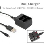 2 usb port batterie chargeur 2x 1680mah battery ahdbt - 302 301 pr gopro hero 3 3 + 2 usb port batterie chargeur 2x 1680mah battery ahdbt - 302 301 pr gopro hero 3 3 +