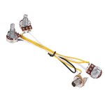 2 volume 1 tonalit� 1 jack 500k pots 3 way switch harnais de c�blage pour jb electirc guitar bass
