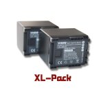 Vhbw 2x batterie compatible avec canon legria fs22, fs305, fs200, fs21, fs20 cam�ra vid�o cam�scope (1600mah, ...