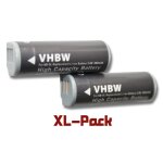 Vhbw 2x batterie compatible avec canon ixy 50s appareil photo (600mah, 3, 6v, li - ion)