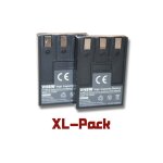 Vhbw 2x batterie compatible avec canon digital ixus i, ii, 750, i, i5, ixy digital l, ixy digital 30, ...
