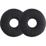 2 x cushions compatible with technics rp dj1200 / dj1210 - foam pads for headphones - black