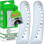 2 x washing machine drum fin 180 x 53 mm with code 41021913 for candy for hoover