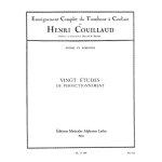 Henri couillaud : 20 etudes de perfectionnement (20) enseignement complet du trombone a coulisse par ...