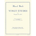Marcel bitsch : 20 etudes pour trompette - recueil trompette 9790046213168 al21316