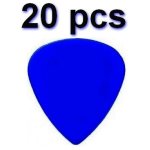 20 mdiators medium semi - rigide bleu - cellulod 0, 73 mm ( mediator pour guitare acoustique electrique ...