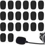 20 pcs bonnette micro, mousse micro, mousse micro casque, mini microphone casque pare - brise mousse, ...