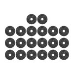 20 pcs cymbale feutre rondelle pads stand pi�ces de rechange tambour set accessoire antid�rapant 4cmgray ...